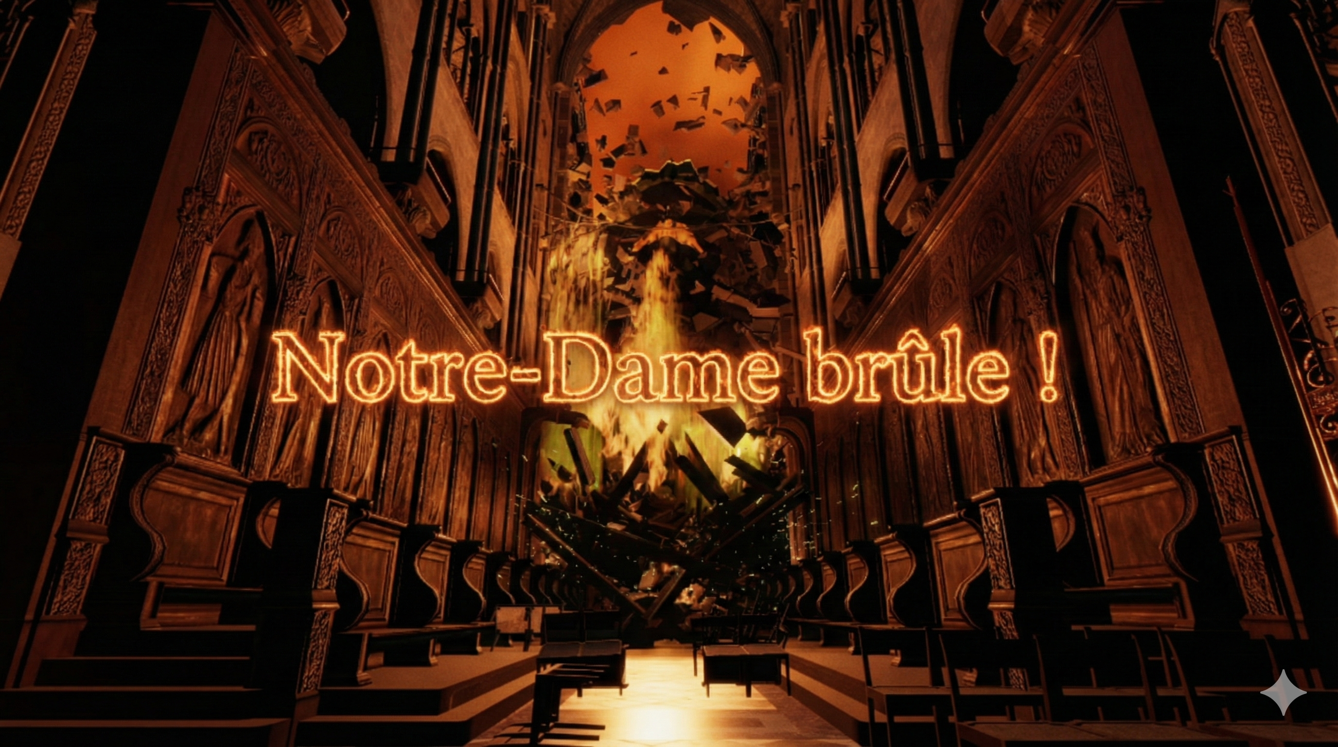 Notre-Dame brûle !